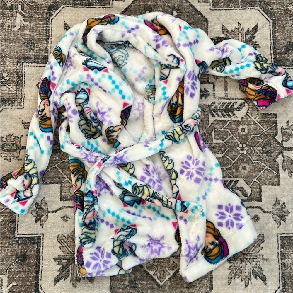 Disney Kids Pajama Robe - White and Purple